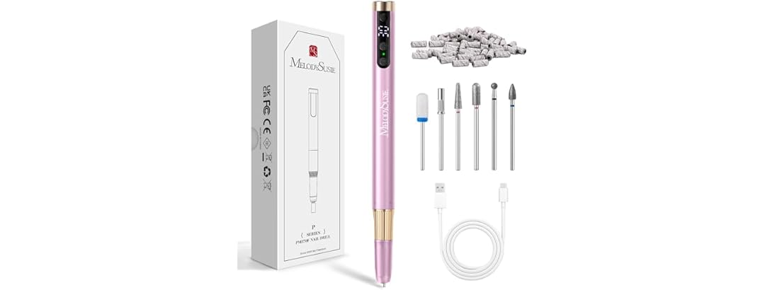 Ultra-Slim Cordless Nail Drill