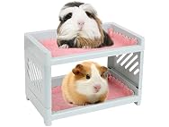 PODOO Guinea Pig Bunk Bed with 2 Mats