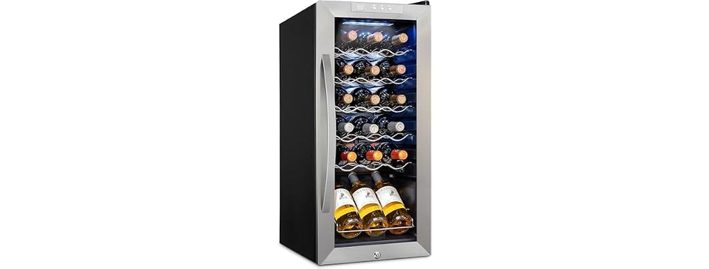 Schmecke 18 Bottle Compressor Wine Cooler Refrigerator w/Lock