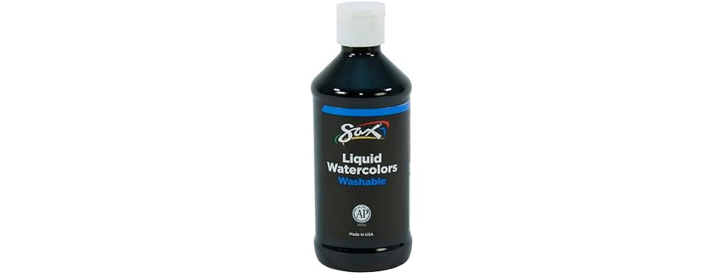 Sax Watercolor Liquid Paint Black 8oz