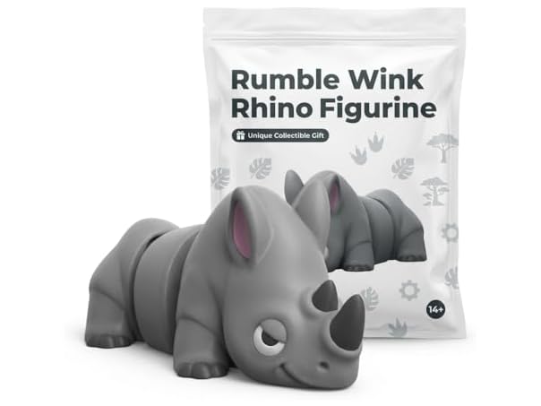 Generic Rumble Wink Rhino Collectible Figurine -