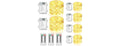 Brightever 6-Pack Lakumu Warm String Lights