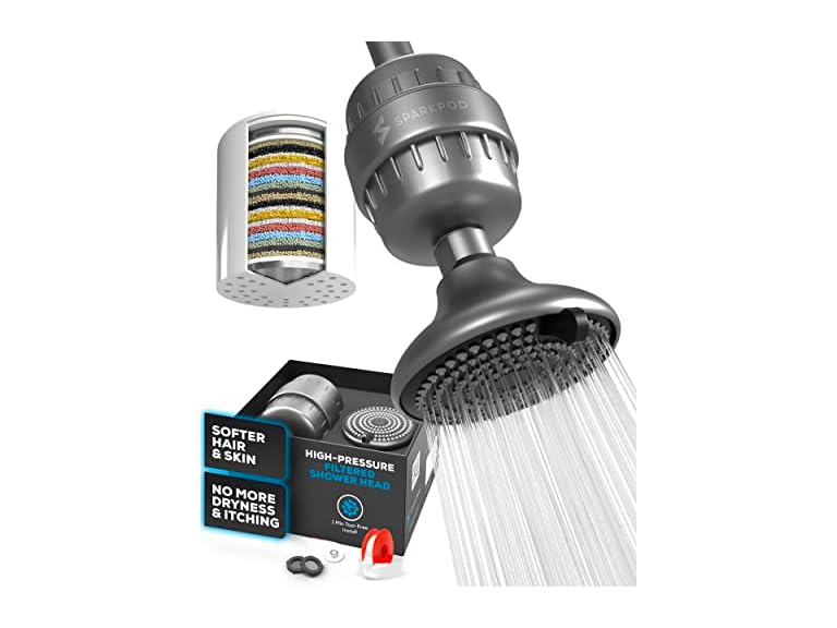 23-Stage Filtered Shower Head 3-Spray