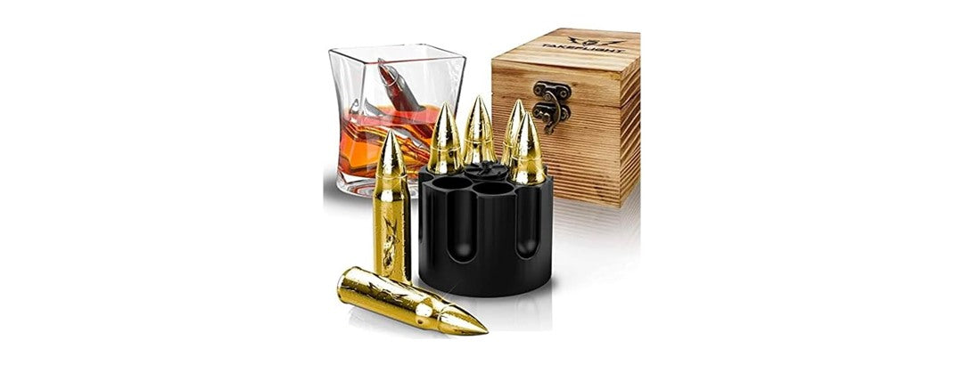 Metal Whiskey Stones 6 Count (Pack of 2)