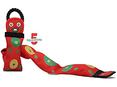 Fire Hose Interactive Squeaking Water Dog Toy