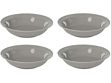 Lenox Gray Profile Stoneware 4-Piece Pasta Bowl Set