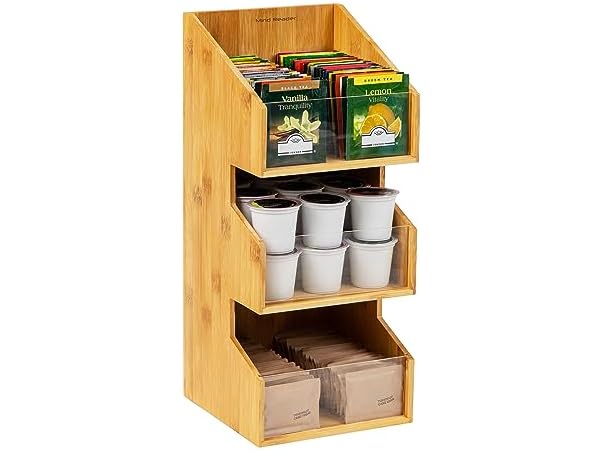 Mind Reader Coffee Condiment Station, Brown