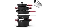 Cuisinel 15" Silicone-Coated Pan Organizer