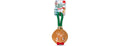 Bow Wow Pet Gingerbread Ornament Rope Plush Dog Toy