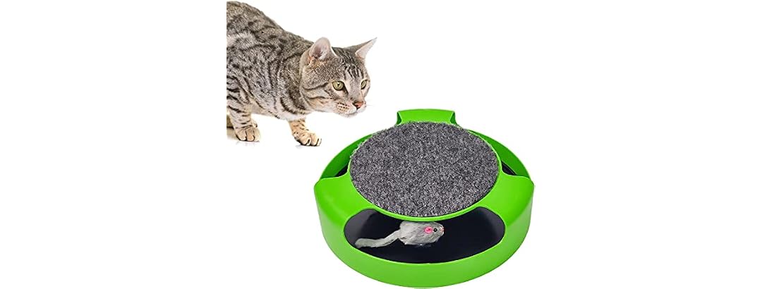 Kole KI-OC992 Cat Scratch Pad Spinning Toy