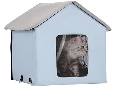 VEVOR Heated Cat House, Outdoor Kitty