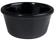 Winco Melamine Round Plain Smooth Unbrea