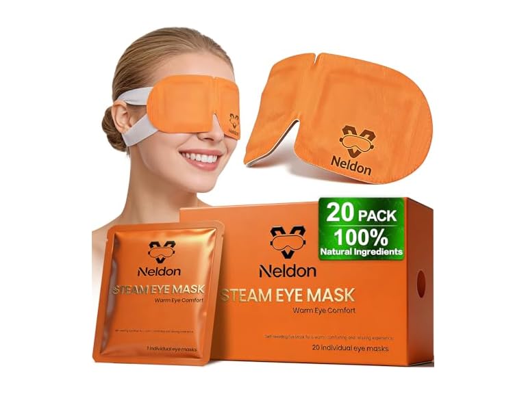 Neldon 20 Pack Steam Eye Mask Disposable