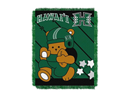 Hawaii Rainbow Warriors Tapestry Blanket