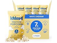 4PK Khloud Protein Popcorn 7g Protein - White Cheddar