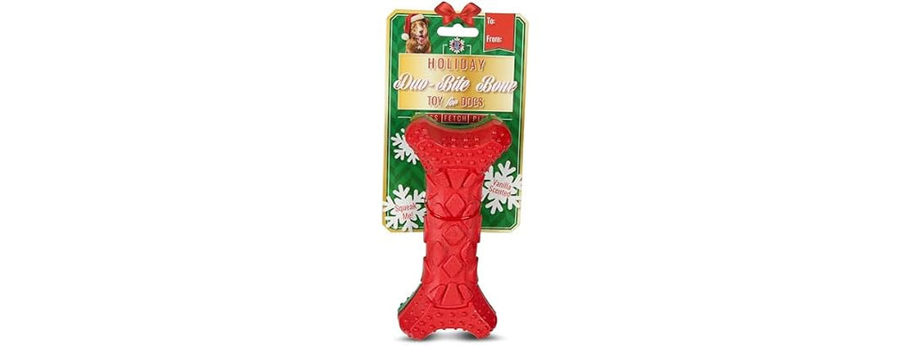 Bow Wow Pet Christmas Bone Dog Chew Toy