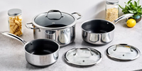 HEXCLAD 6-Piece Hybrid Pot Set