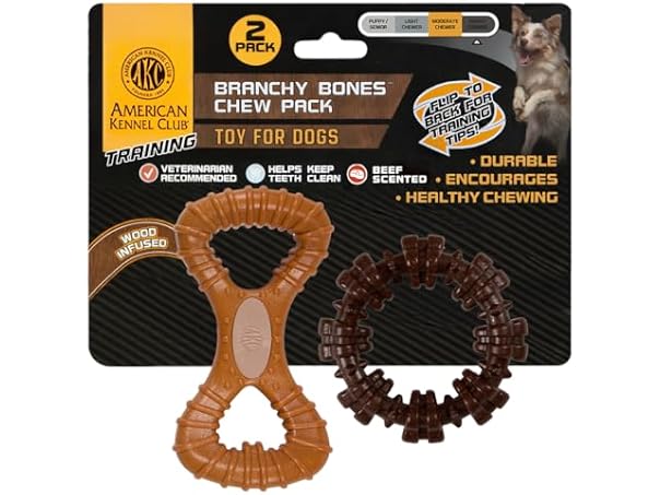 American Kennel Club 2 Pack Training Tug and Ring