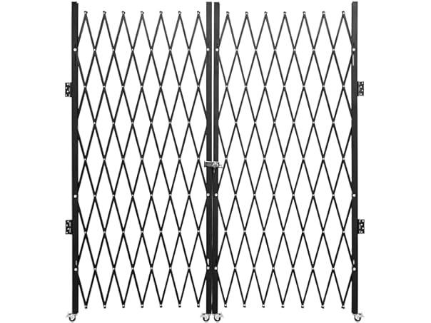 Double Folding Security Gate, 6-1/2\' H x 12\'