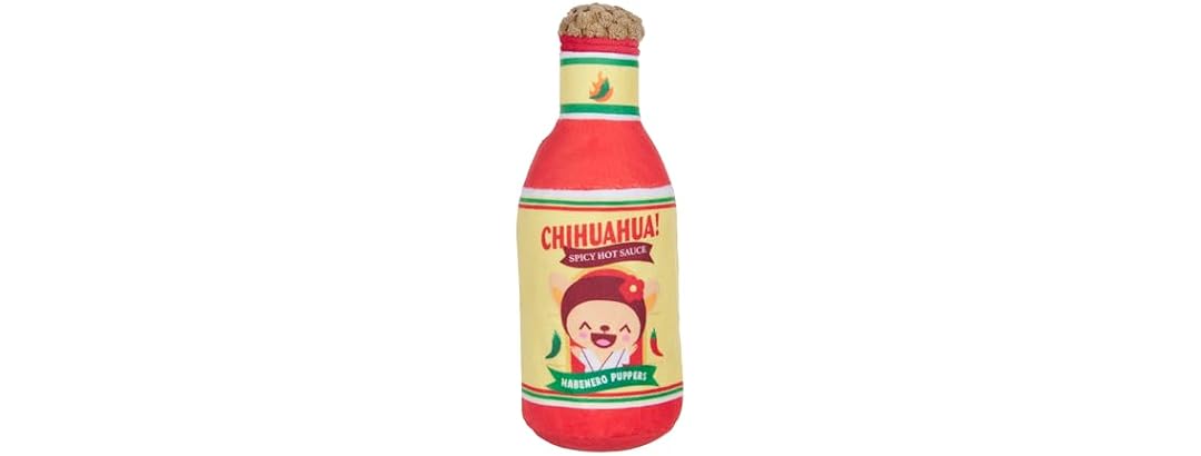 Barkbox Habanero Pupper Sauce Dog Toy | Plush