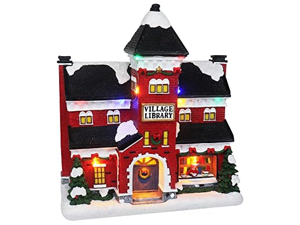 Top Treasures Christmas Village Library
