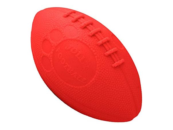 Jolly Pets Football Dog Toy, 8 Inches, Orange