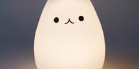 Soft Mushy Color Changing Cat Lamp Night Light