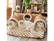 GoofyPet Cat Tunnel Bed Indoor Peekaboo Cave
