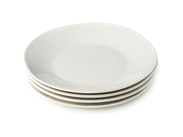 Linen Cream 11 Inch Stoneware Dinner Plates