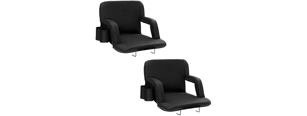Stadium Seat with Back Support, Wide Bleacher
