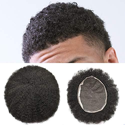 F M FACE MIRACLE NEW YORK Afro Toupee for Black Men Real