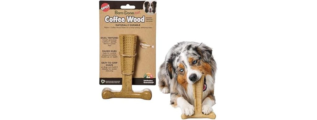 SPOT Bam-Bones Plus Coffee Wood T-Bone- 6"