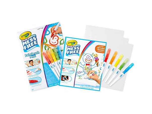 Crayola Color Wonder Paintbrush Pens & Paper