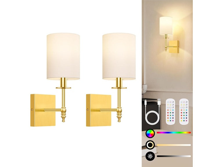 Bosceos 19.9" 2-Pack Wall Sconces