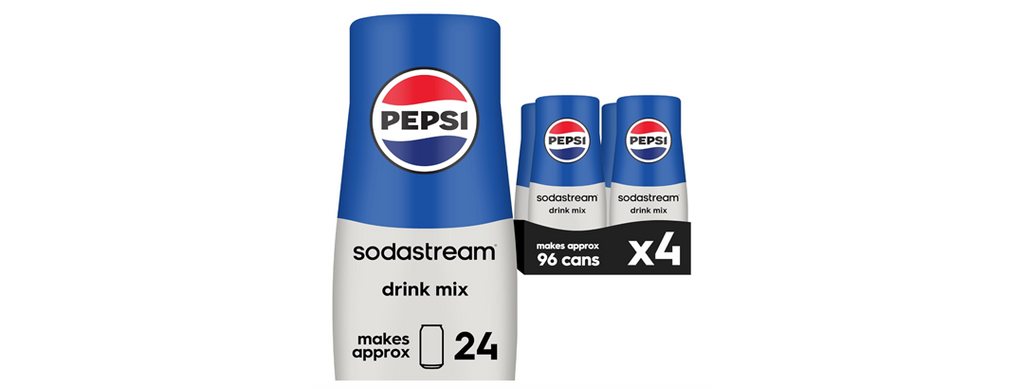 SodaStream Pepsi 4-Pack Drink Mixes