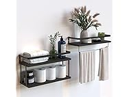 Wall Mounted Floating Shelves, 2+1 Tier