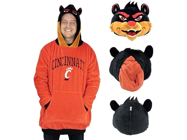 Bearcats Wearable Hoodie Blanket