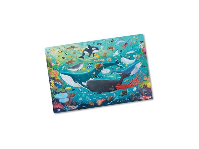 Melissa & Doug Underwater Jumbo Floor Puzzle, 48-Piece