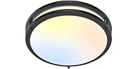 GoBright 36W LED Ceiling Light 12" Black