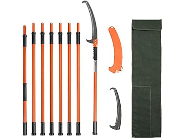 Manual Pole Saw, 7.3-27 ft Extendable Tree