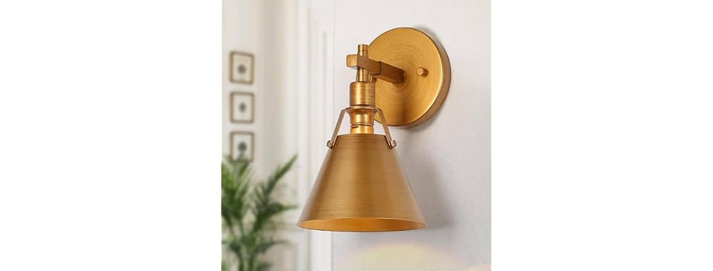 KSANA Antique Gold Wall Sconce 1-Light