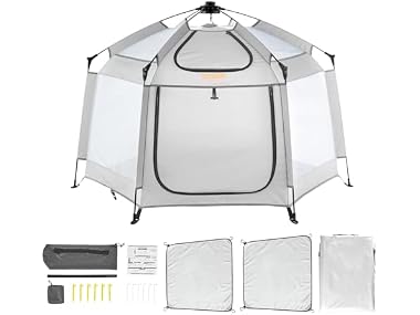 Baby Playpen with Canopy, Indoor/Outdoor