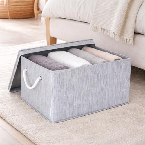 Suptinwear Collapsible Fabric Storage Bins Organizer Pack of 2