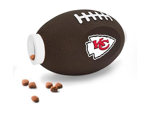 Pets First NFL Kansas City Chiefs Football Treat Toy
