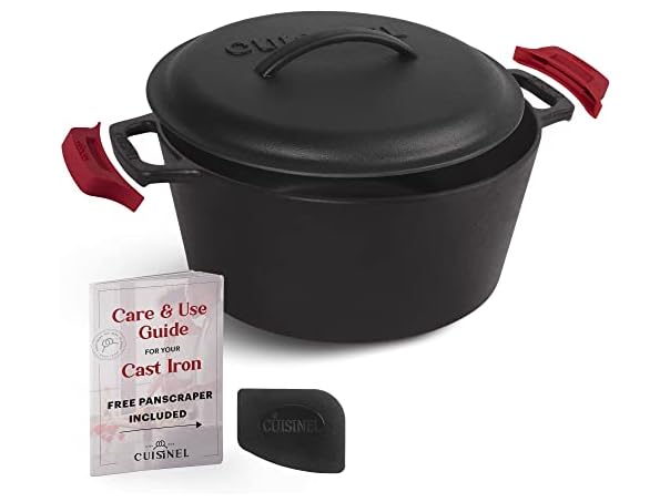 Cuisinel Cast Iron Dutch Oven - 5-Quart