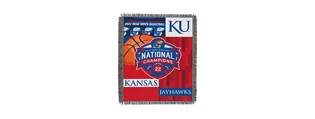 Kansas Jayhawks NCAA Champions Tapestry
