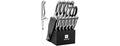 WIZEKA Kitchen Knife Set with Block