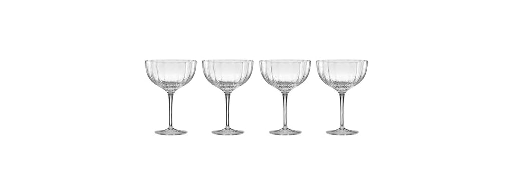 Lenox Glassware, Curva Coupe Set Of 4,(Clear)