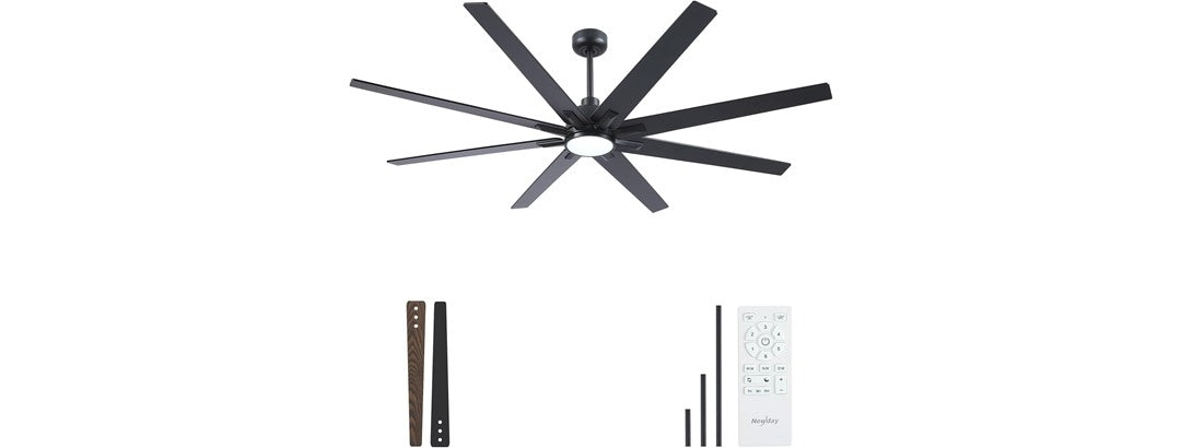 72 Inch Large Ceiling Fans With Lights