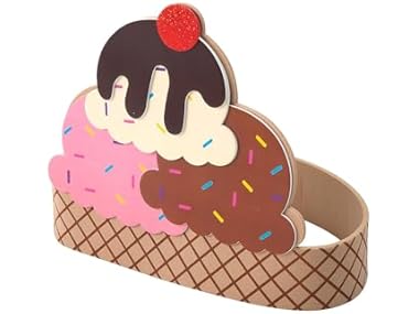 Fun Express Ice Cream Headband Kit 12Pk
